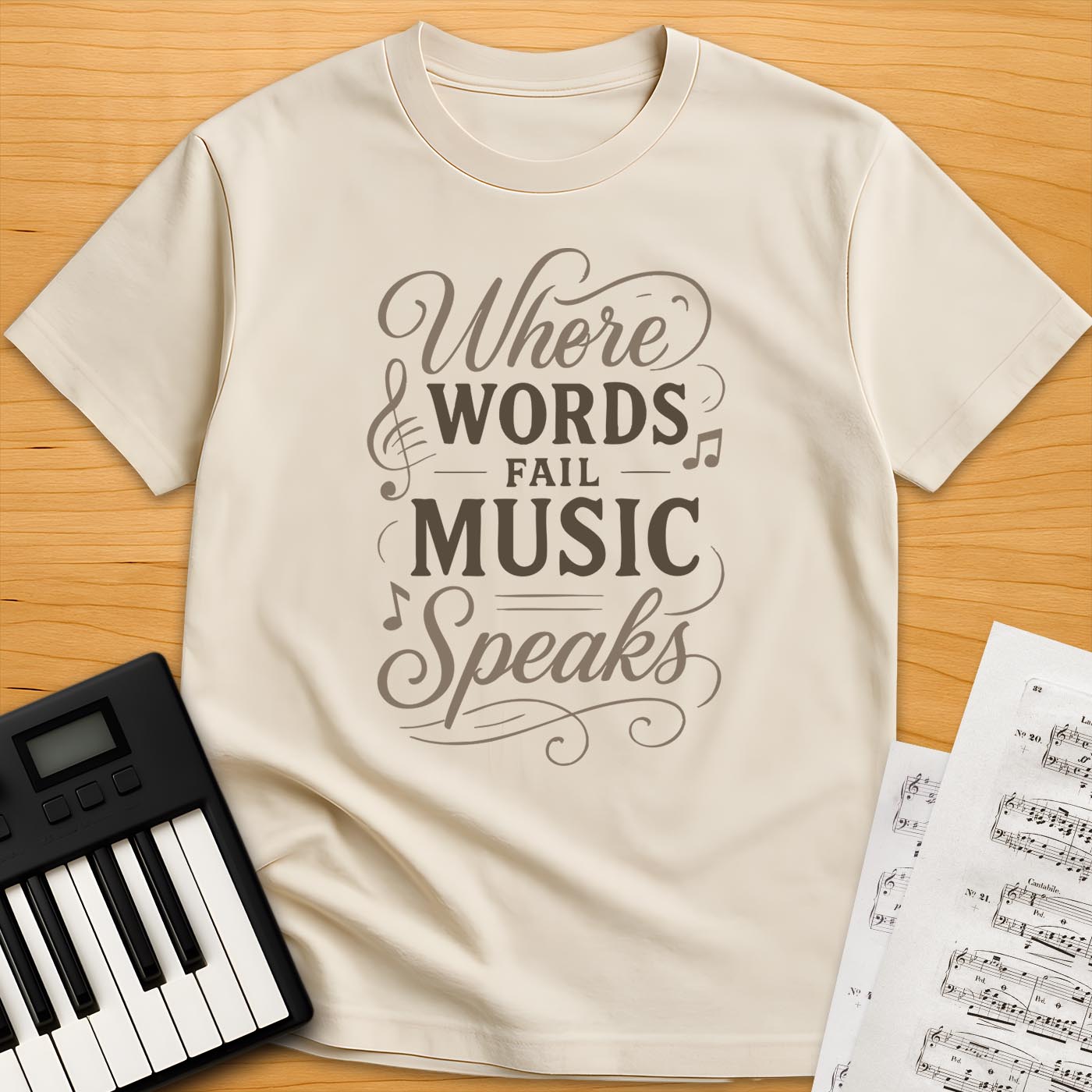 Music Speaks T-Shirt