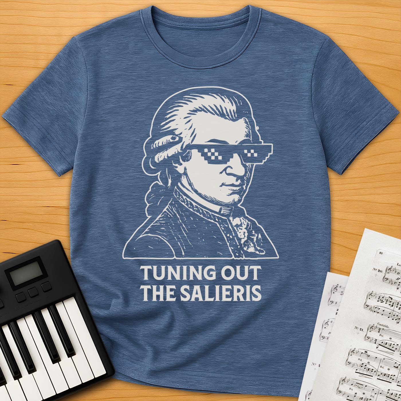Mozart Glasses T-Shirt