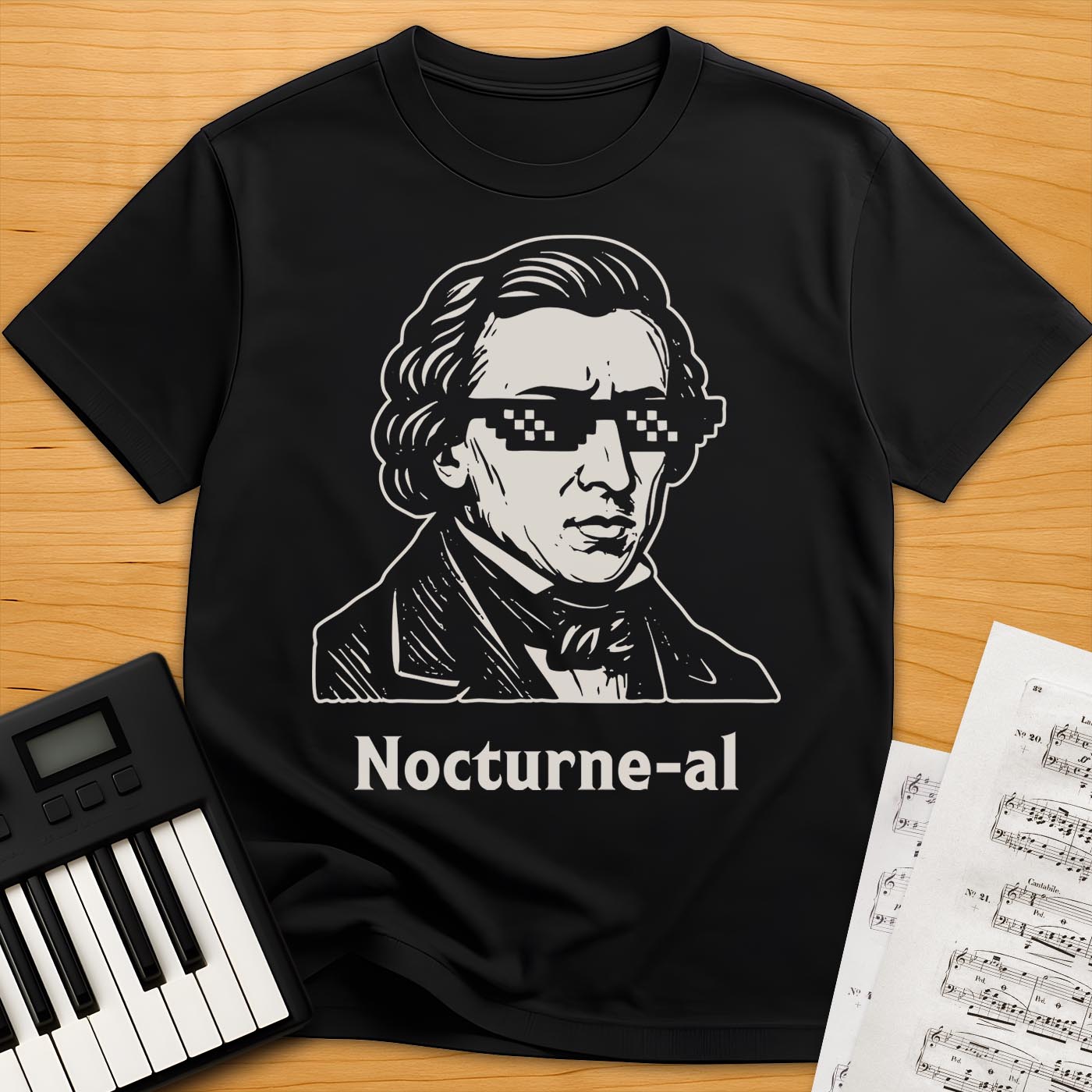 Chopin Glasses T-Shirt