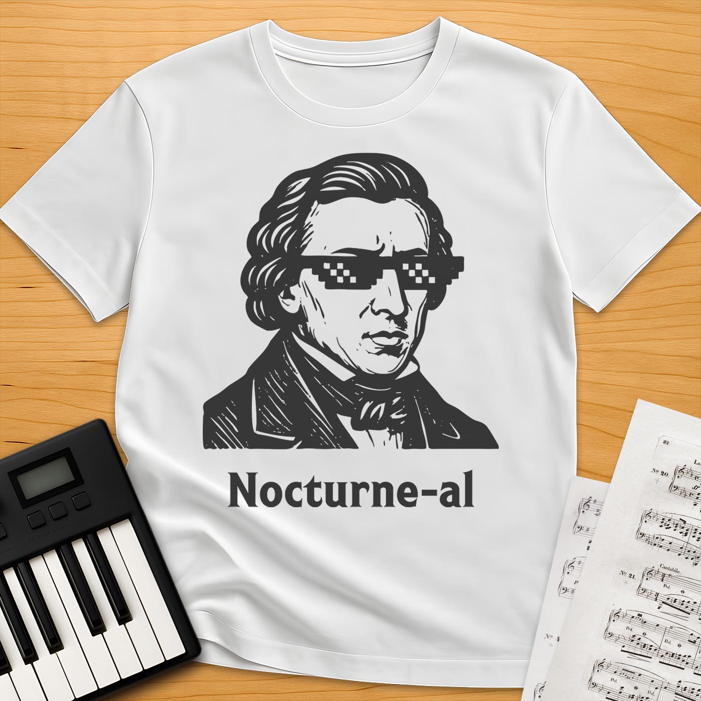 Chopin Glasses T-Shirt