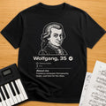 Mozart Dating Profile T-Shirt