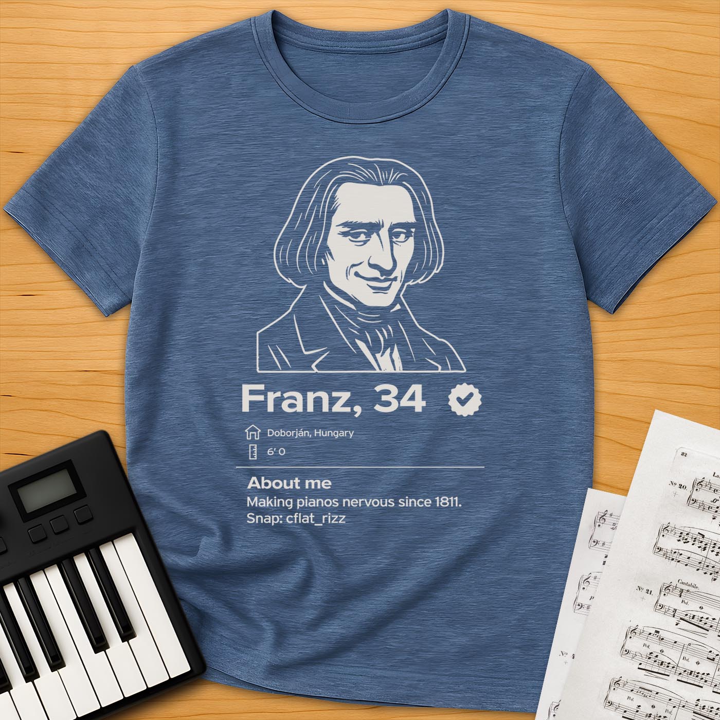 Liszt Dating Profile T-Shirt