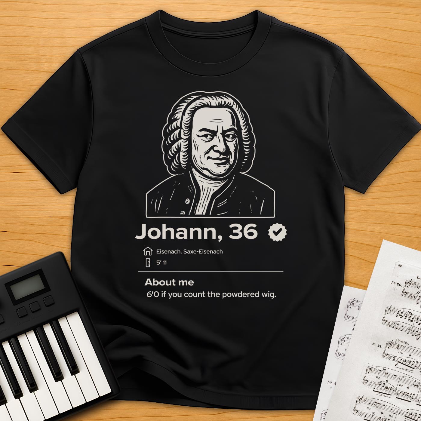 Bach Dating Profile T-Shirt
