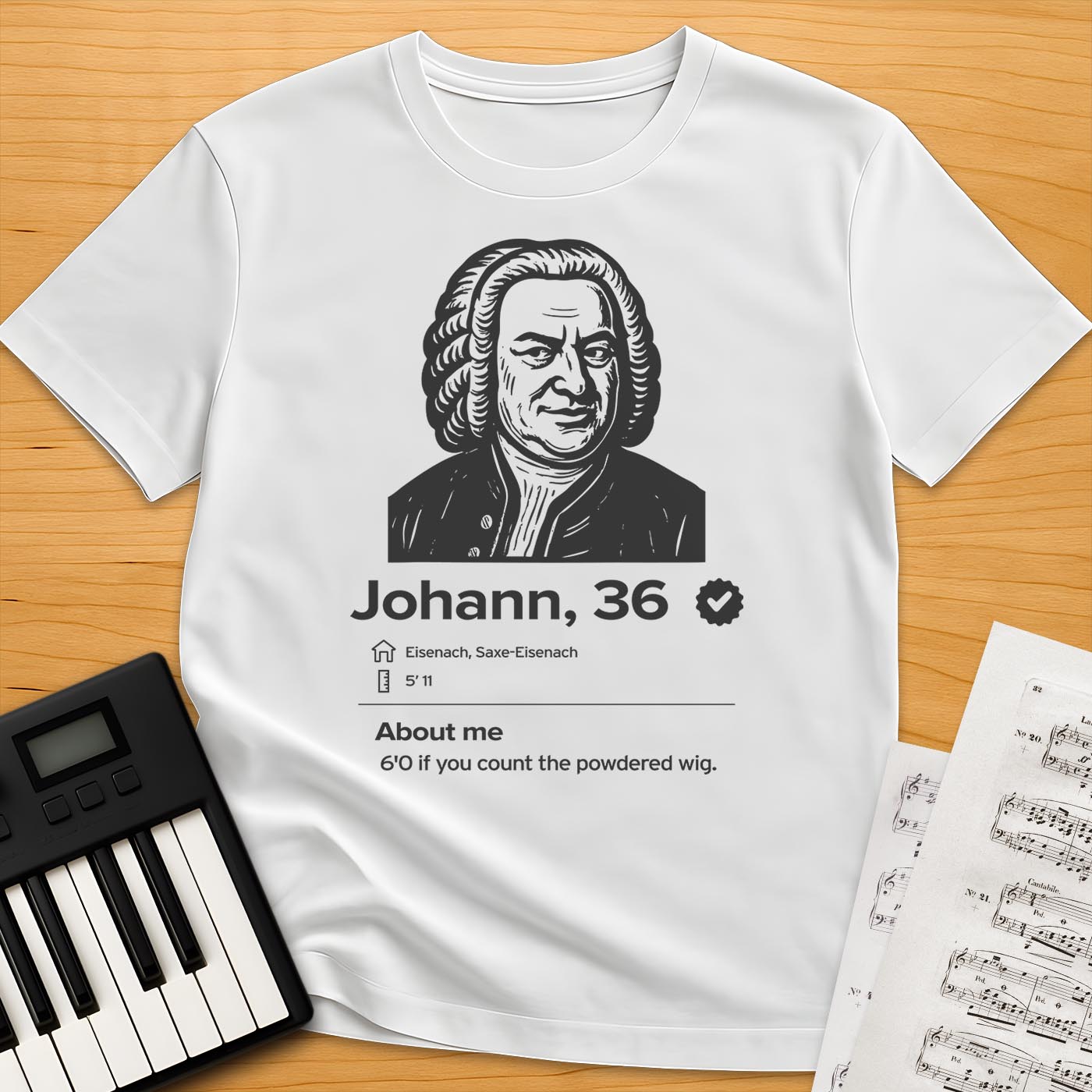 Bach Dating Profile T-Shirt