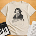 Beethoven Dating Profile T-Shirt