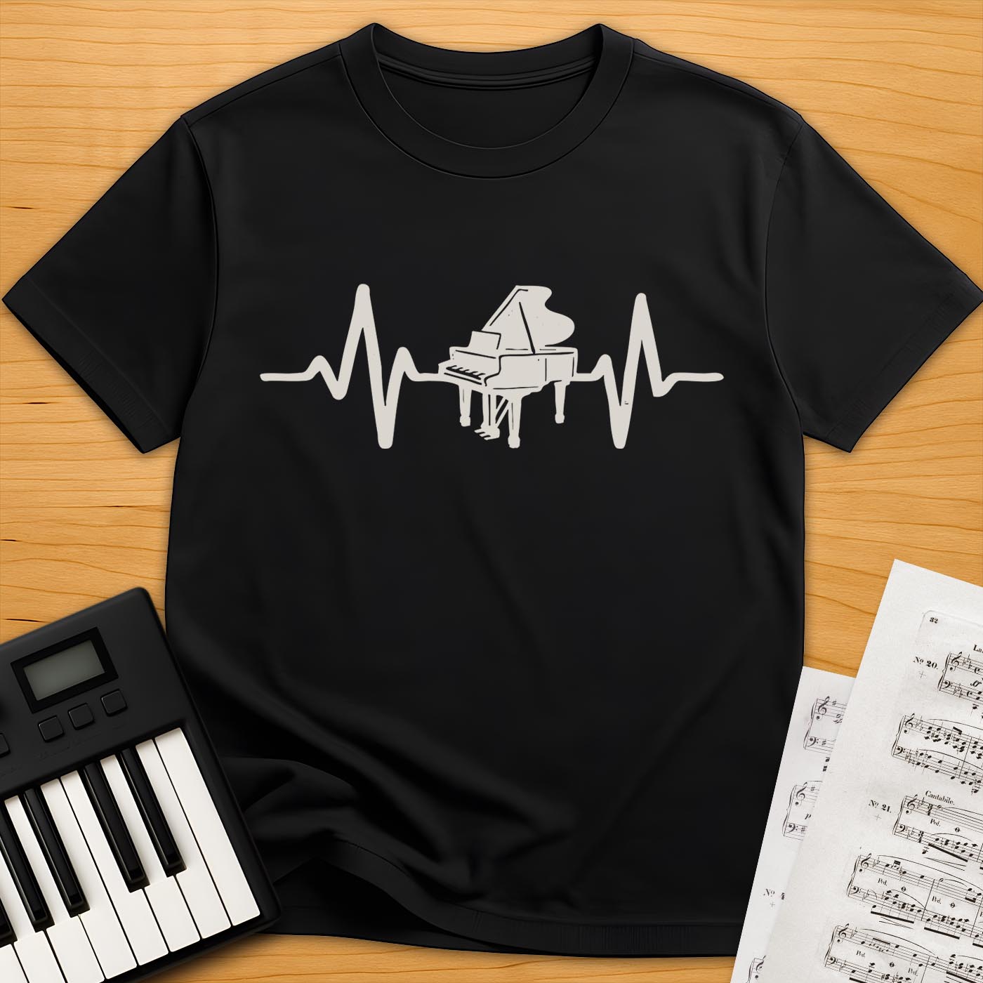 Piano Heartbeat T-Shirt