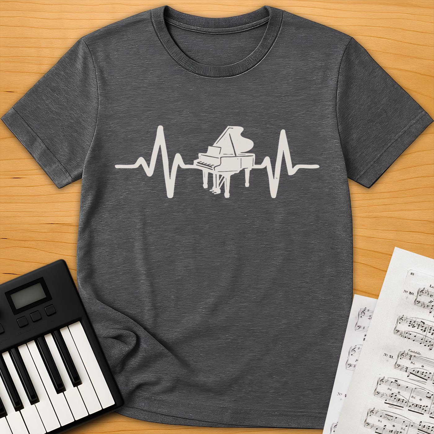 Piano Heartbeat T-Shirt