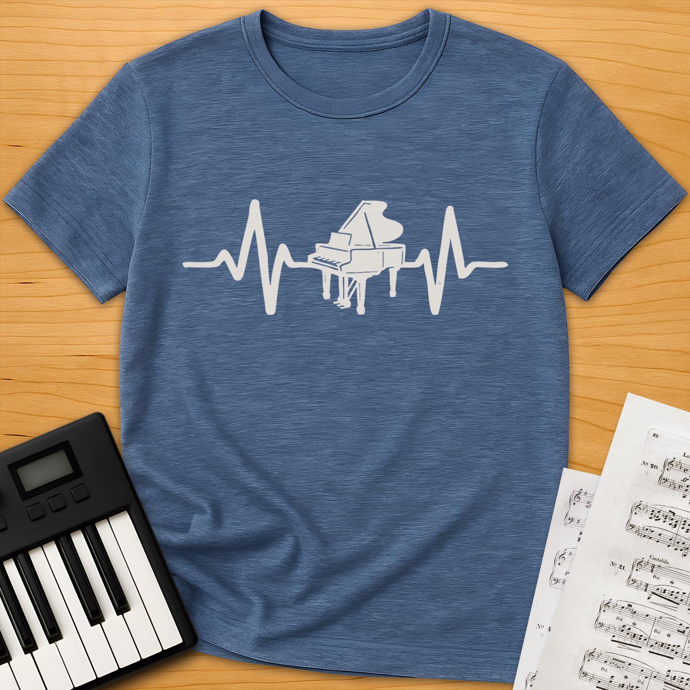 Piano Heartbeat T-Shirt