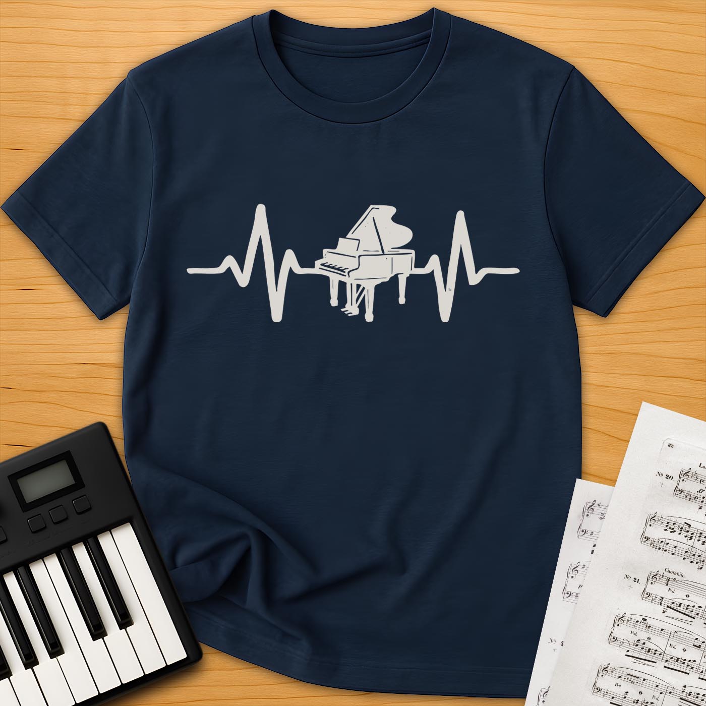 Piano Heartbeat T-Shirt