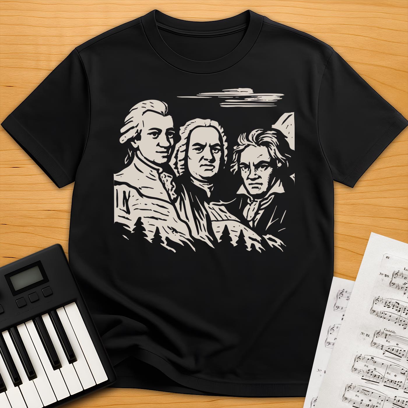 Musical Mt Rushmore T-Shirt