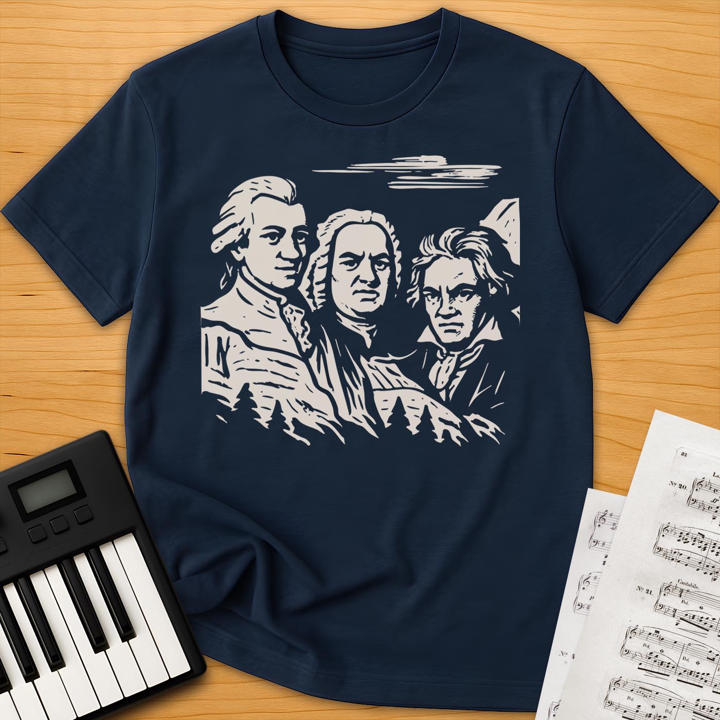 Musical Mt Rushmore T-Shirt