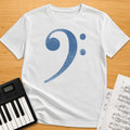 Distressed Bass Clef T-Shirt