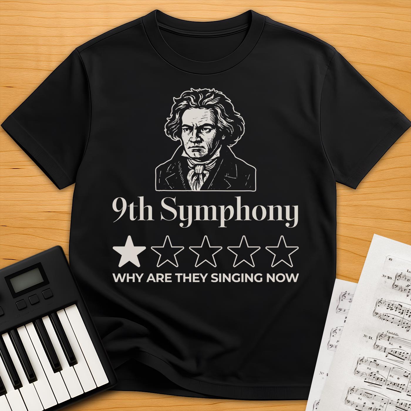 Beethoven 1-Star Review T-Shirt