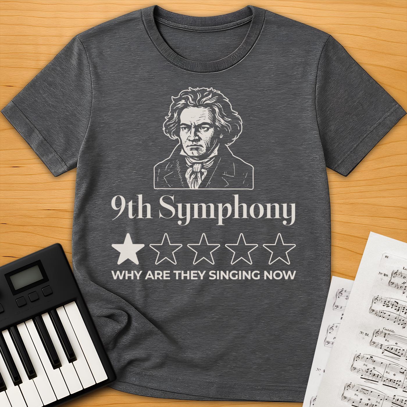 Beethoven 1-Star Review T-Shirt