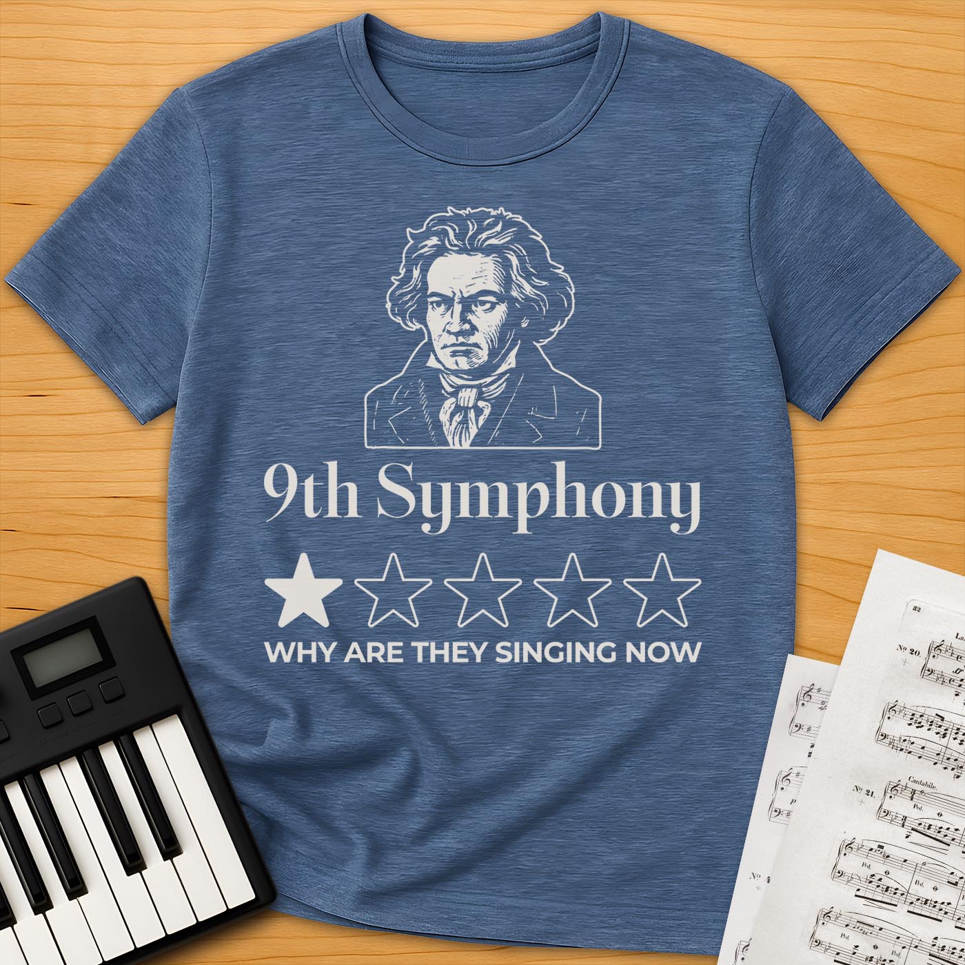 Beethoven 1-Star Review T-Shirt