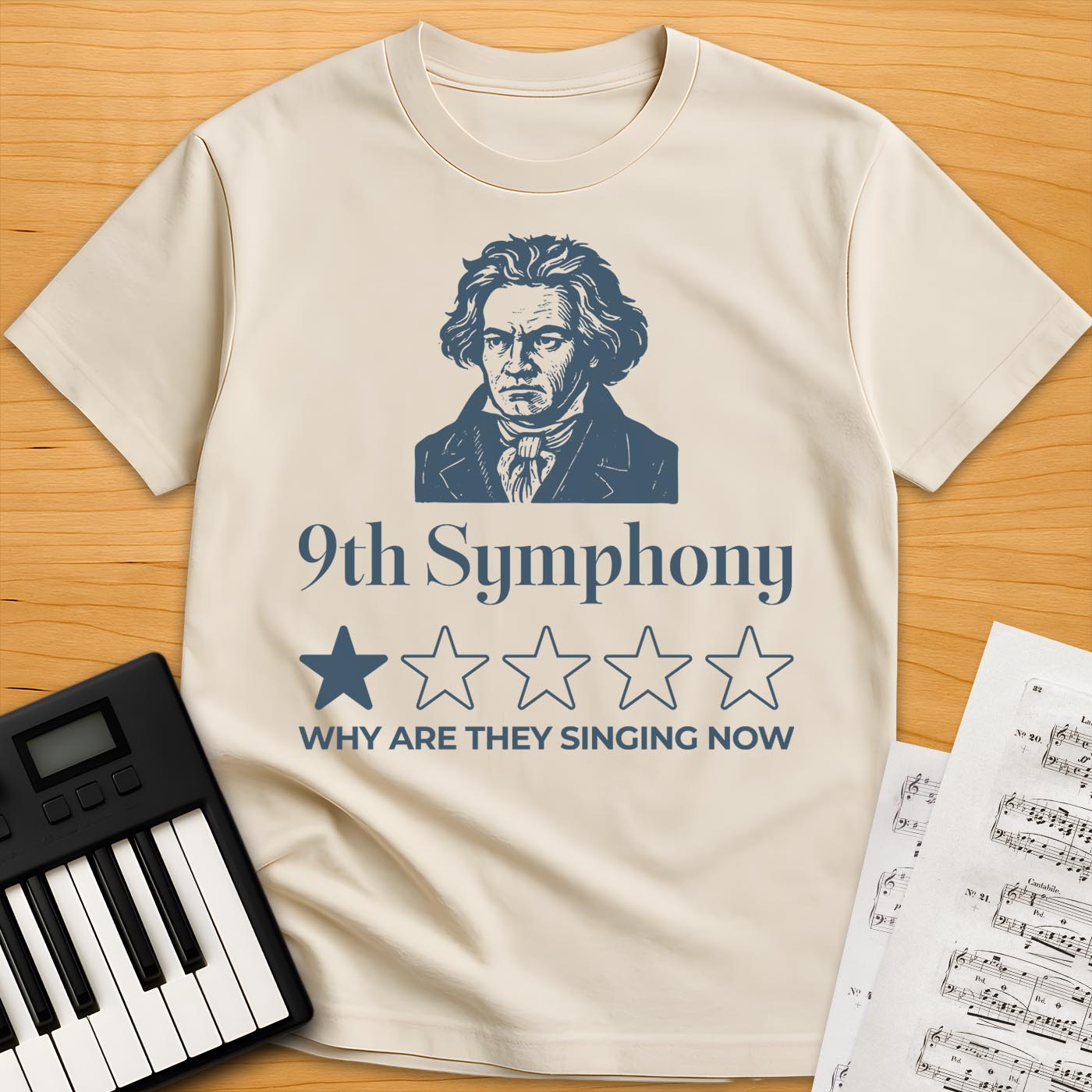 Beethoven 1-Star Review T-Shirt