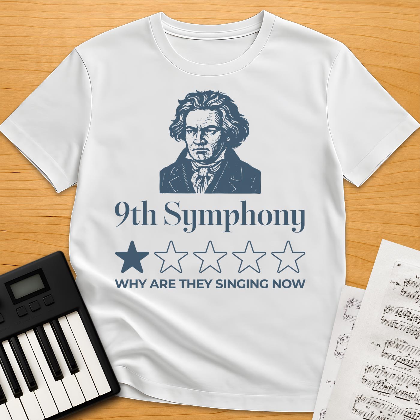 Beethoven 1-Star Review T-Shirt