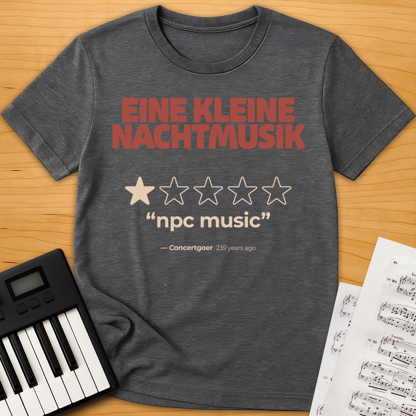 Eine Kleine Nachtmusik 1-Star Review T-Shirt