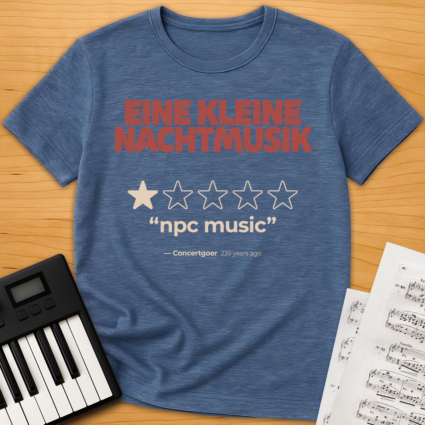 Eine Kleine Nachtmusik 1-Star Review T-Shirt