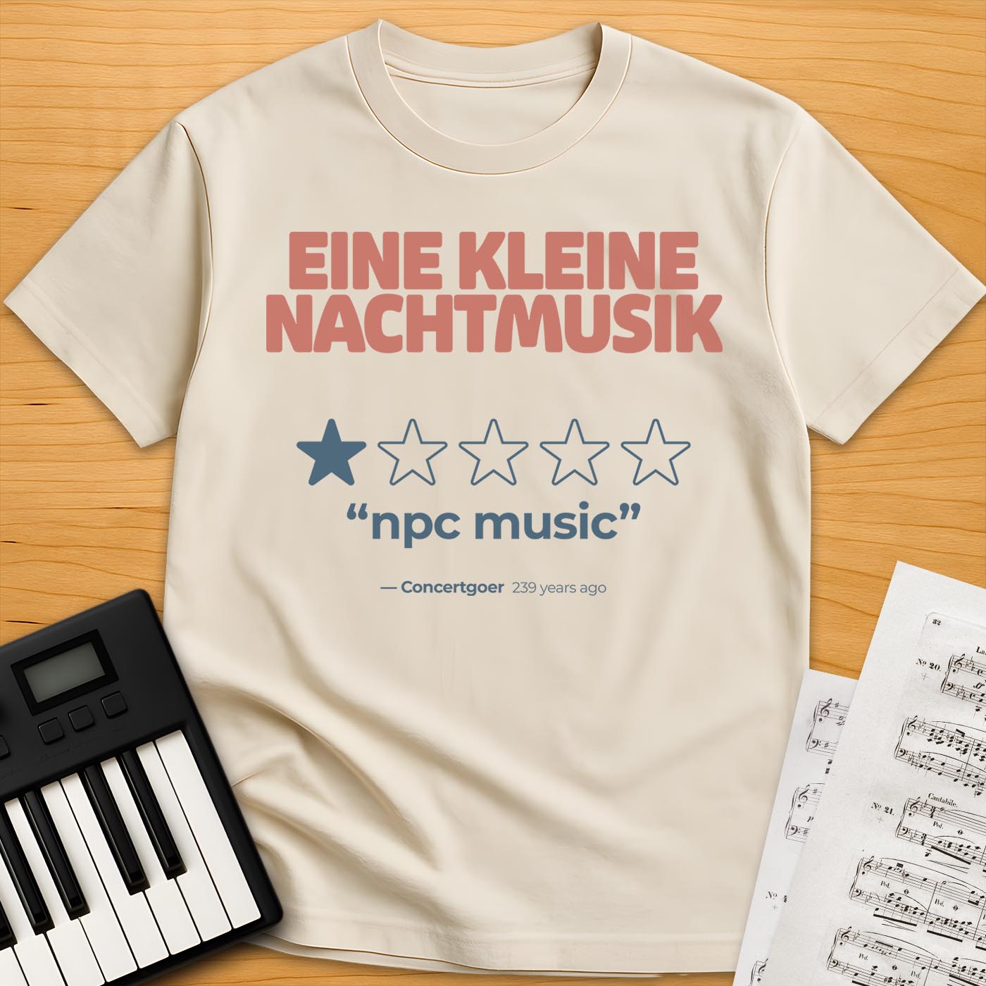 Eine Kleine Nachtmusik 1-Star Review T-Shirt