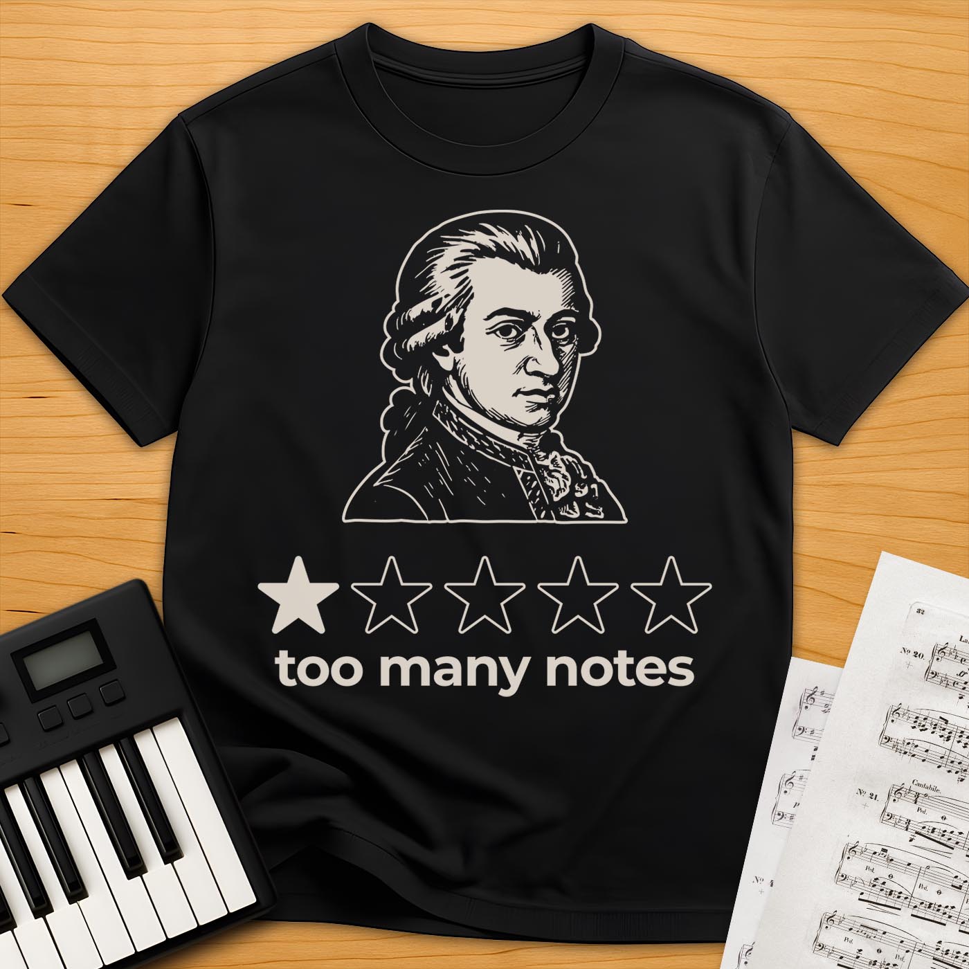 Mozart 1-Star Review T-Shirt
