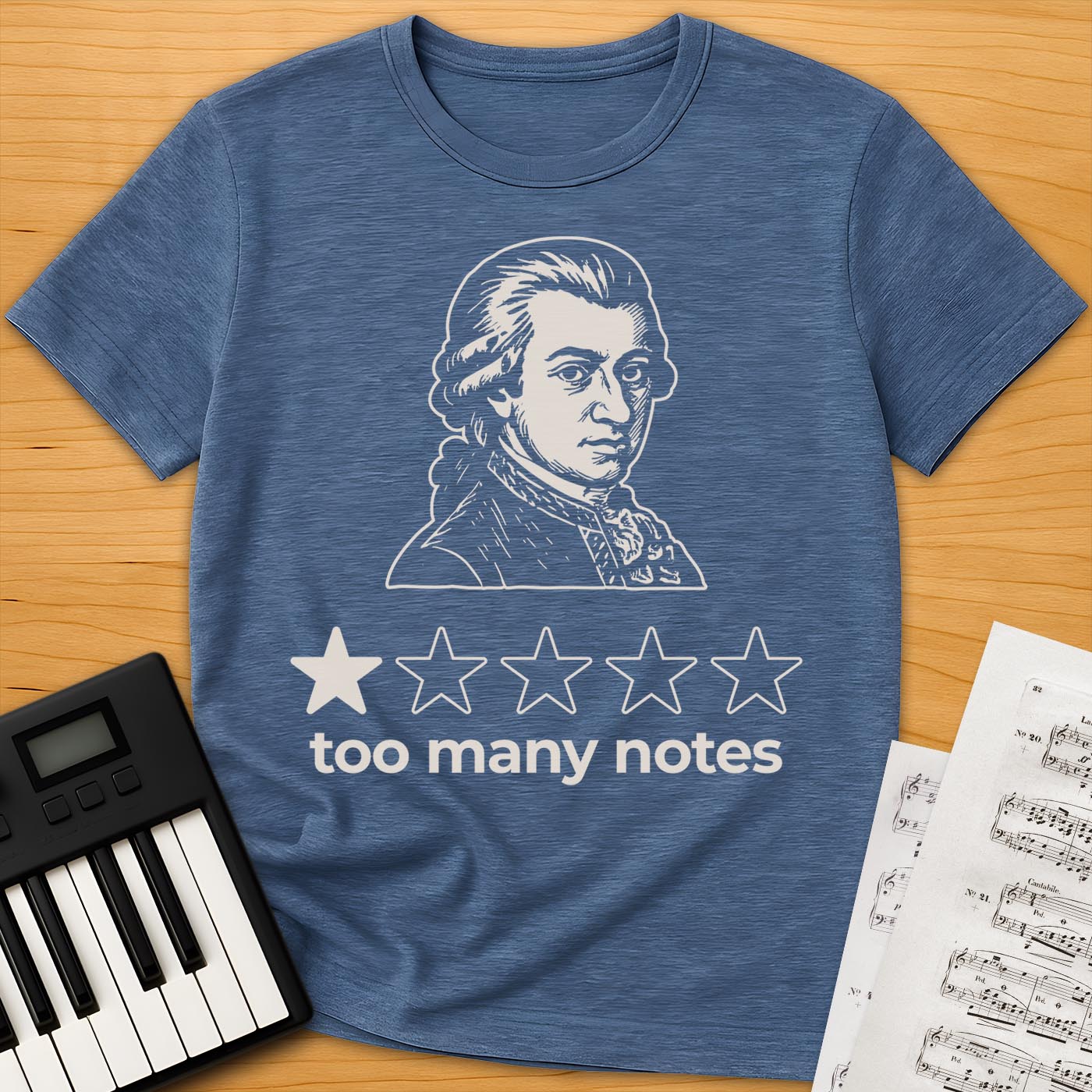 Mozart 1-Star Review T-Shirt