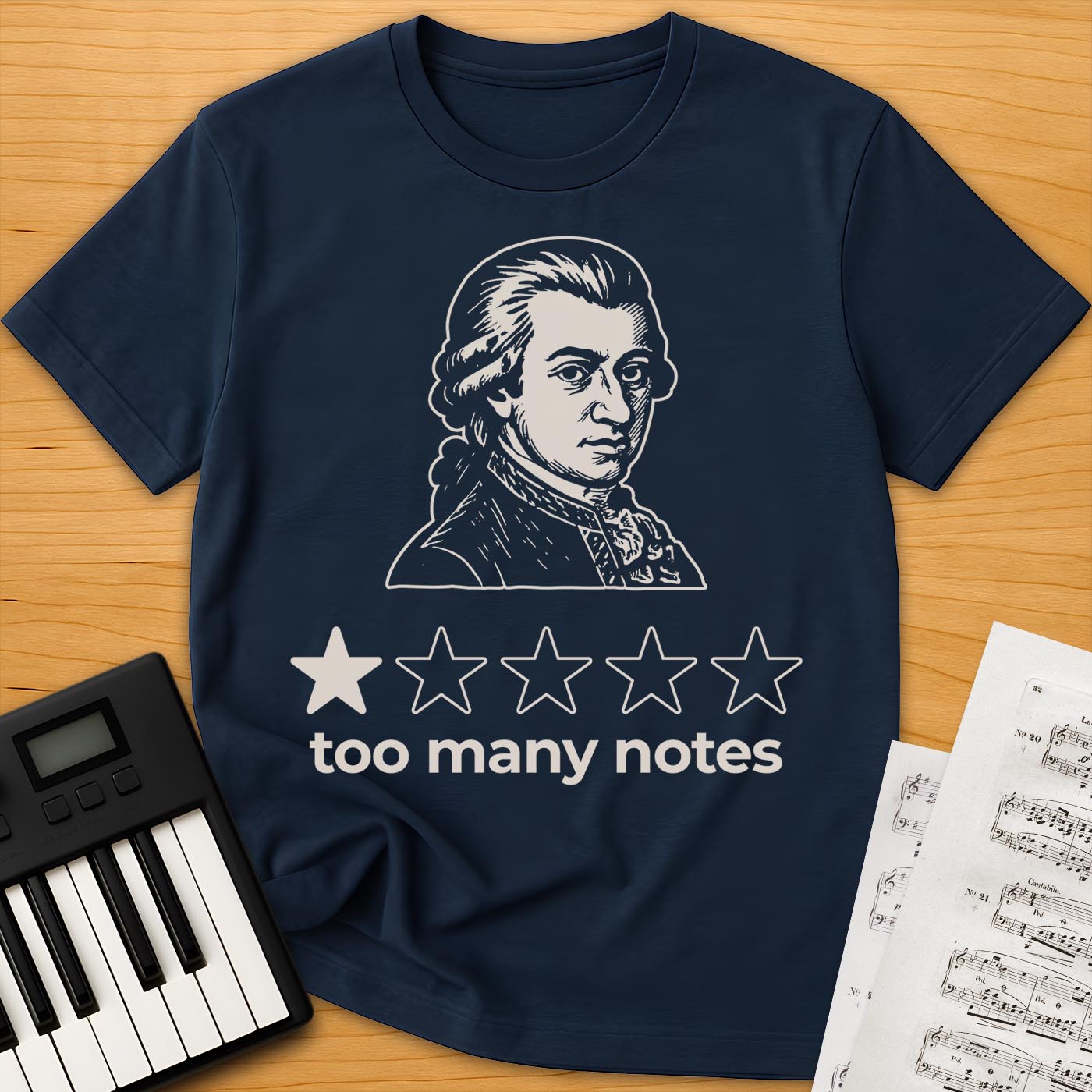 Mozart 1-Star Review T-Shirt