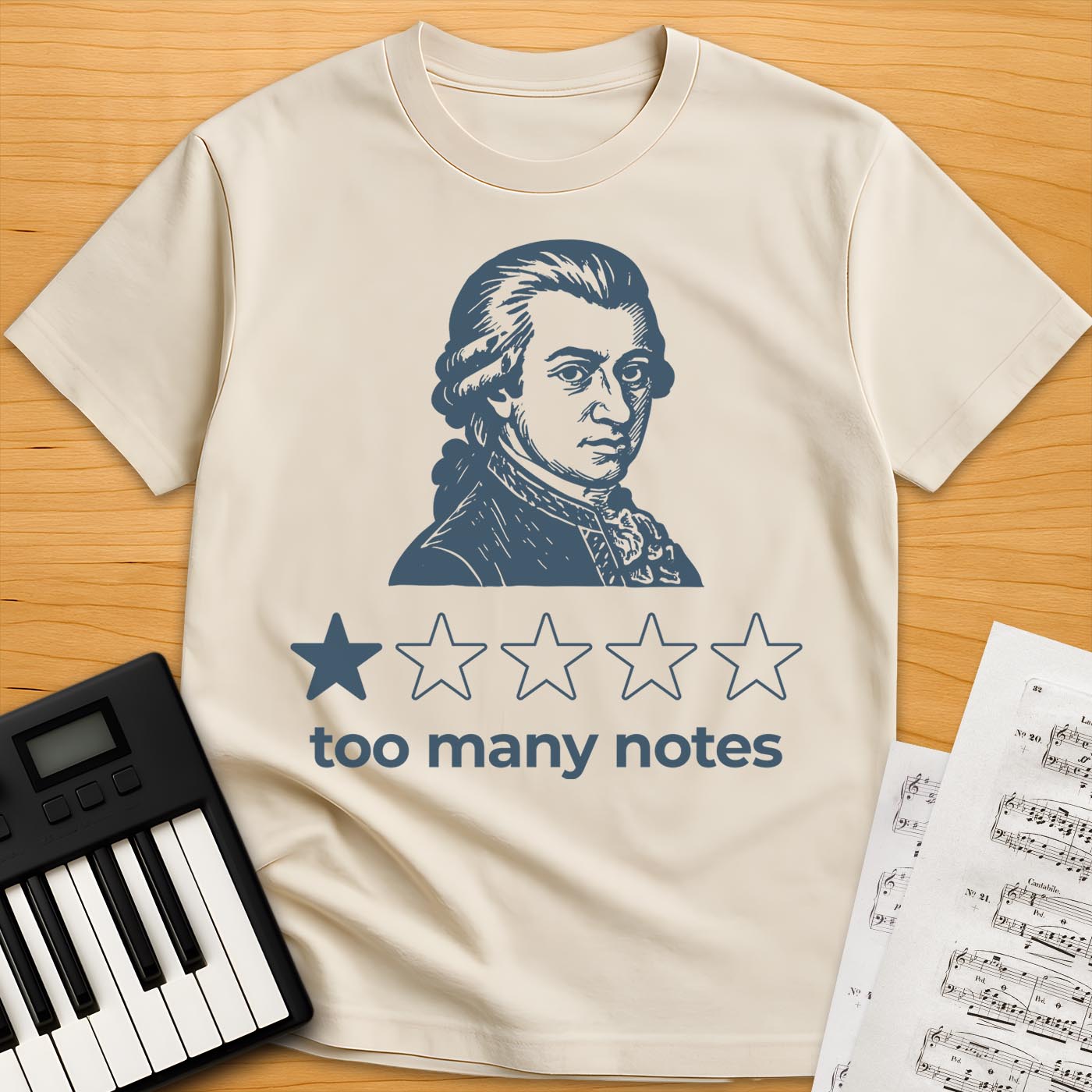 Mozart 1-Star Review T-Shirt