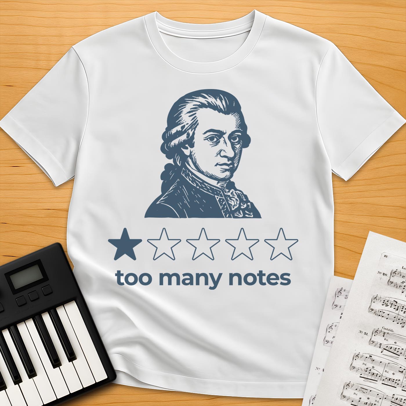 Mozart 1-Star Review T-Shirt