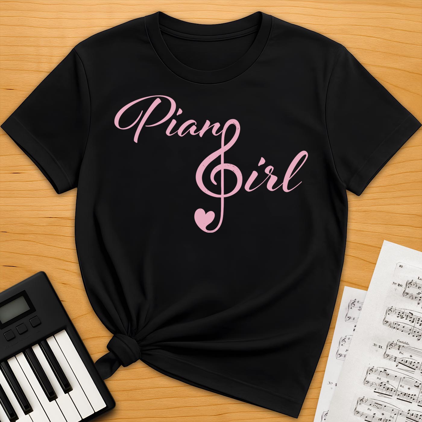 Piano Girl T-Shirt
