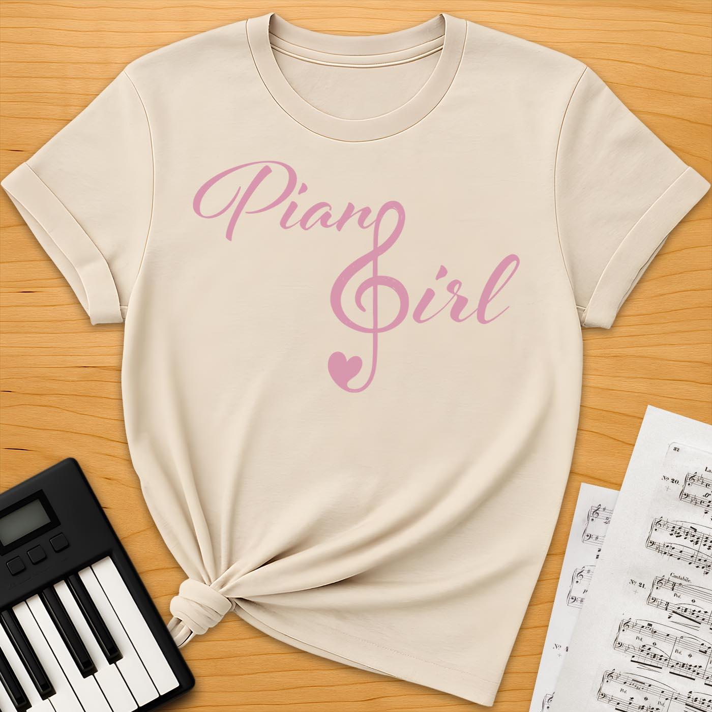 Piano Girl T-Shirt