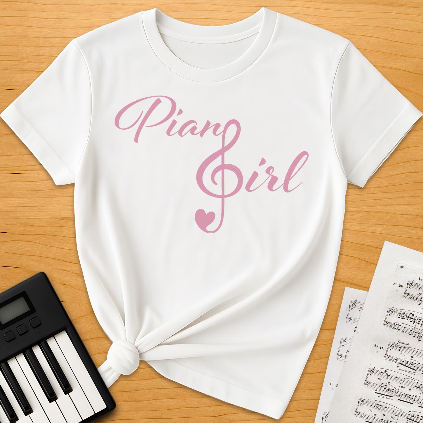 Piano Girl T-Shirt