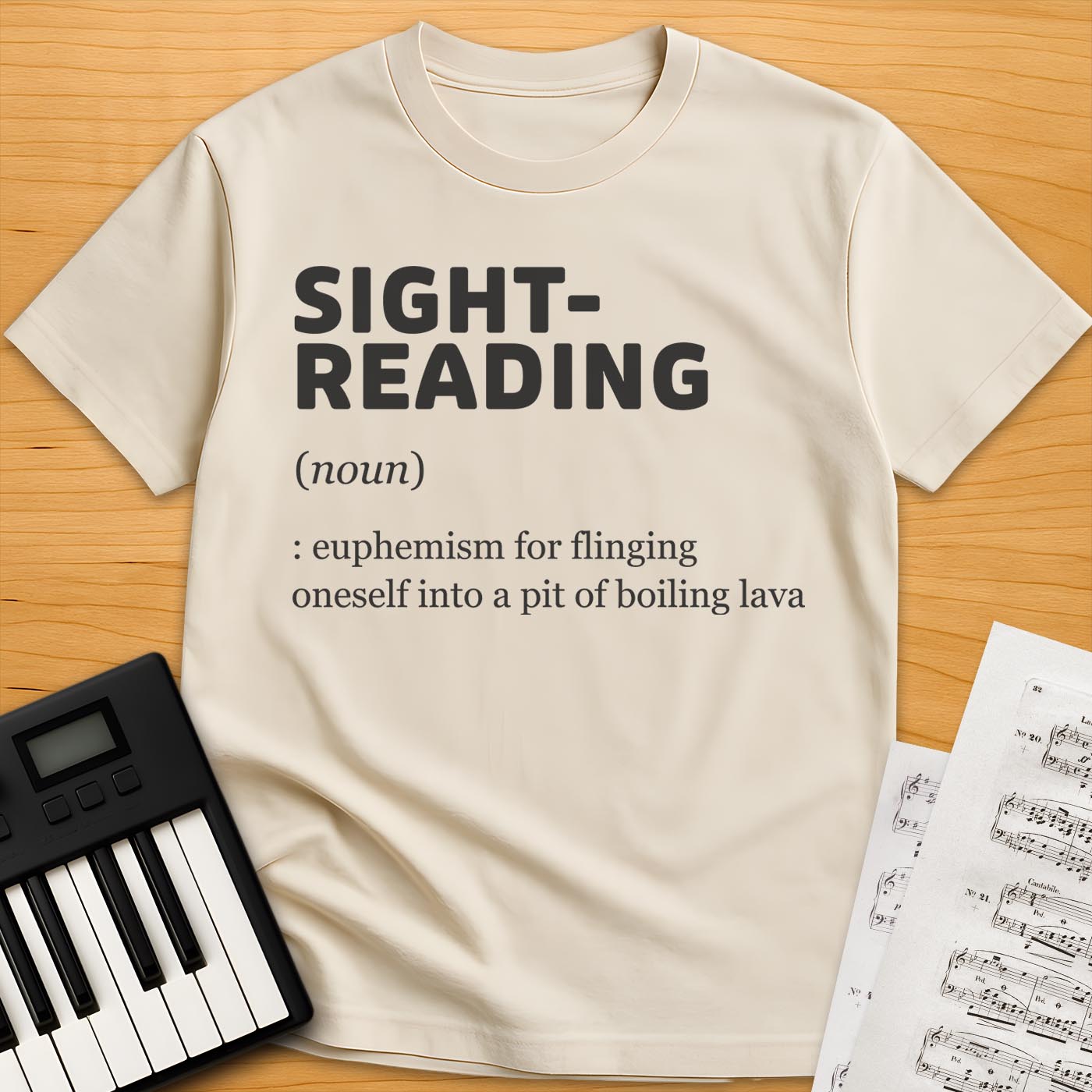 Sight-Reading Definition T-Shirt