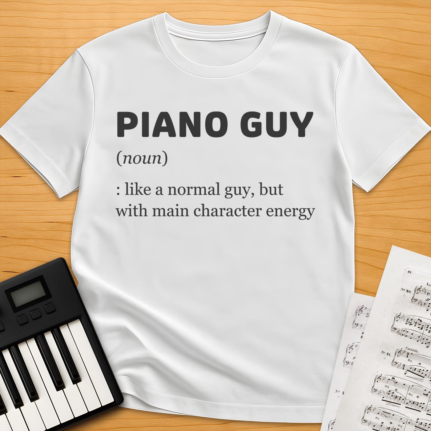 Piano Guy Definition T-Shirt