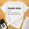 Piano Girl Definition T-Shirt