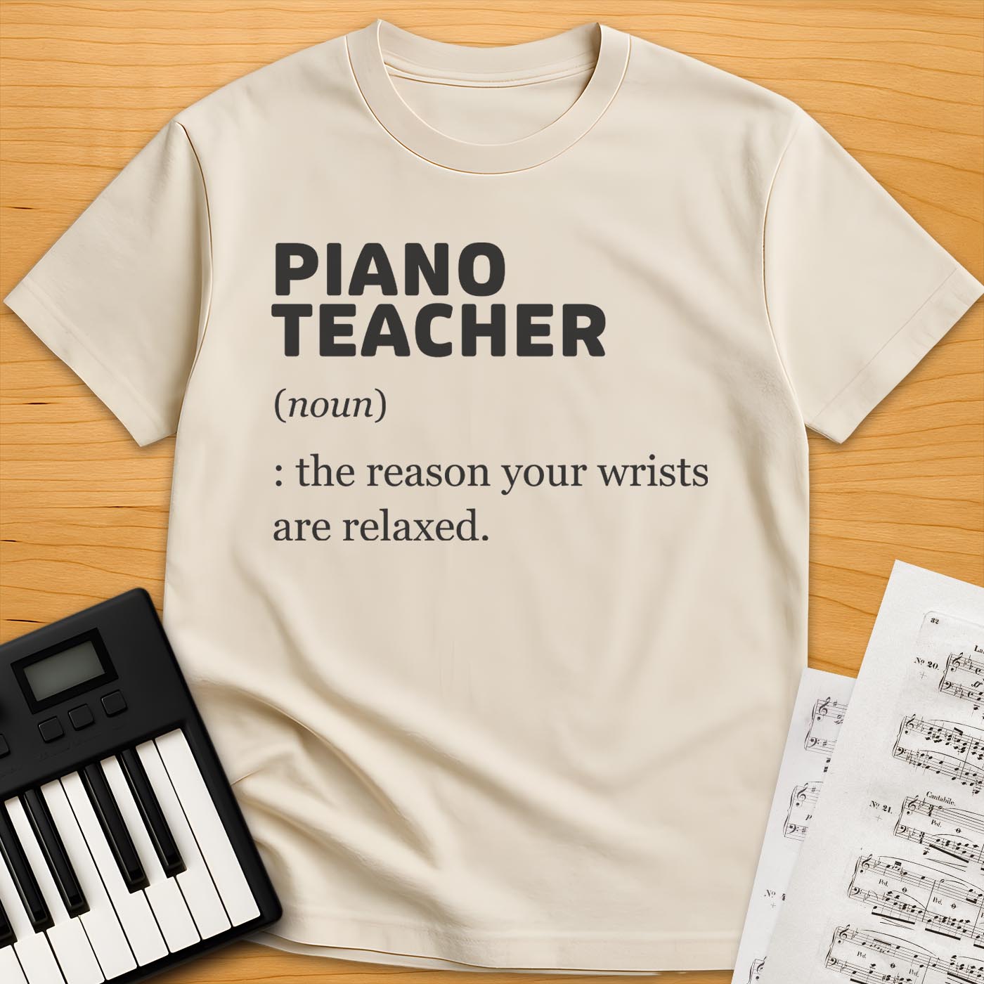 Piano Teacher Definition T-Shirt