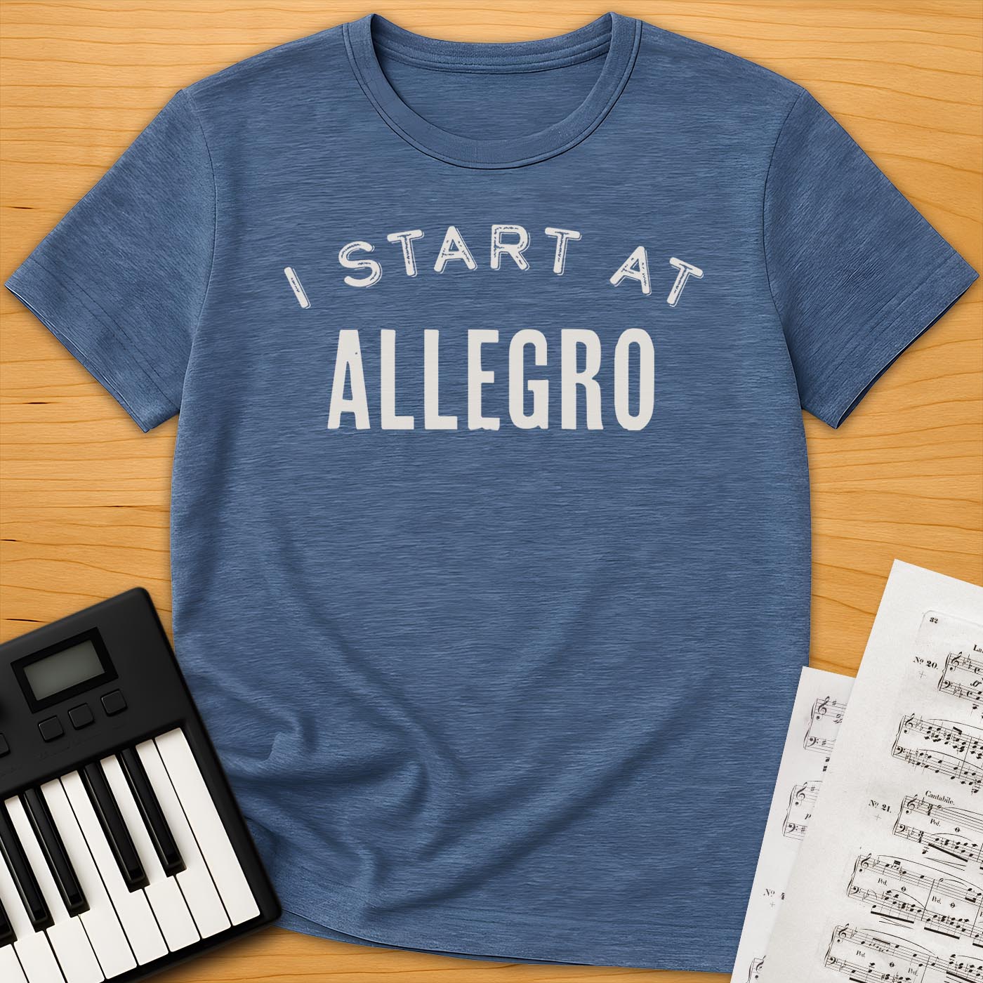 I Start At Allegro T-Shirt