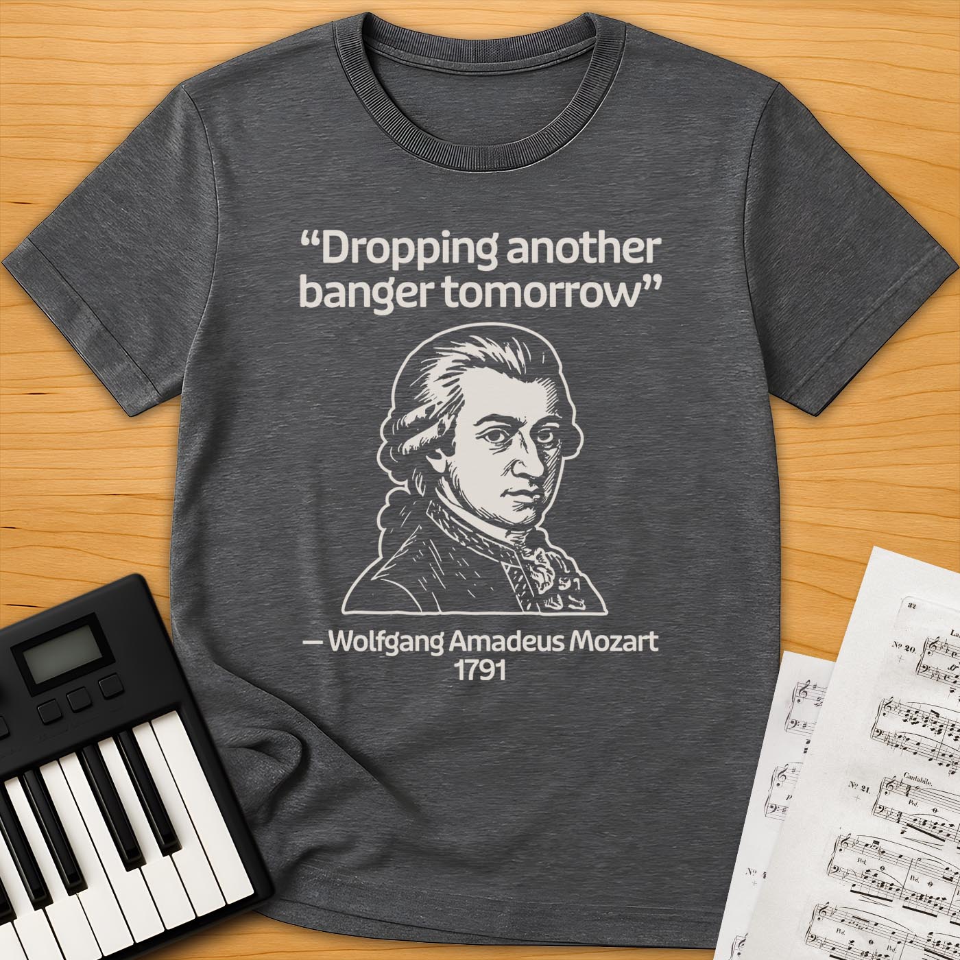 Mozart Historical Quote T-Shirt