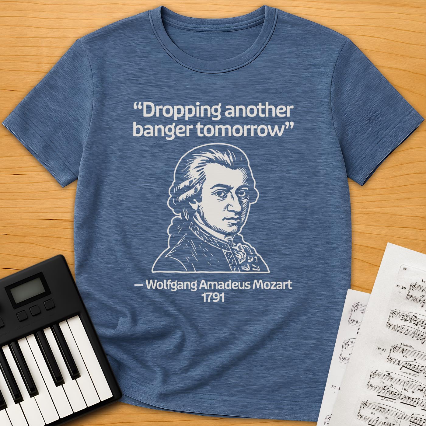 Mozart Historical Quote T-Shirt