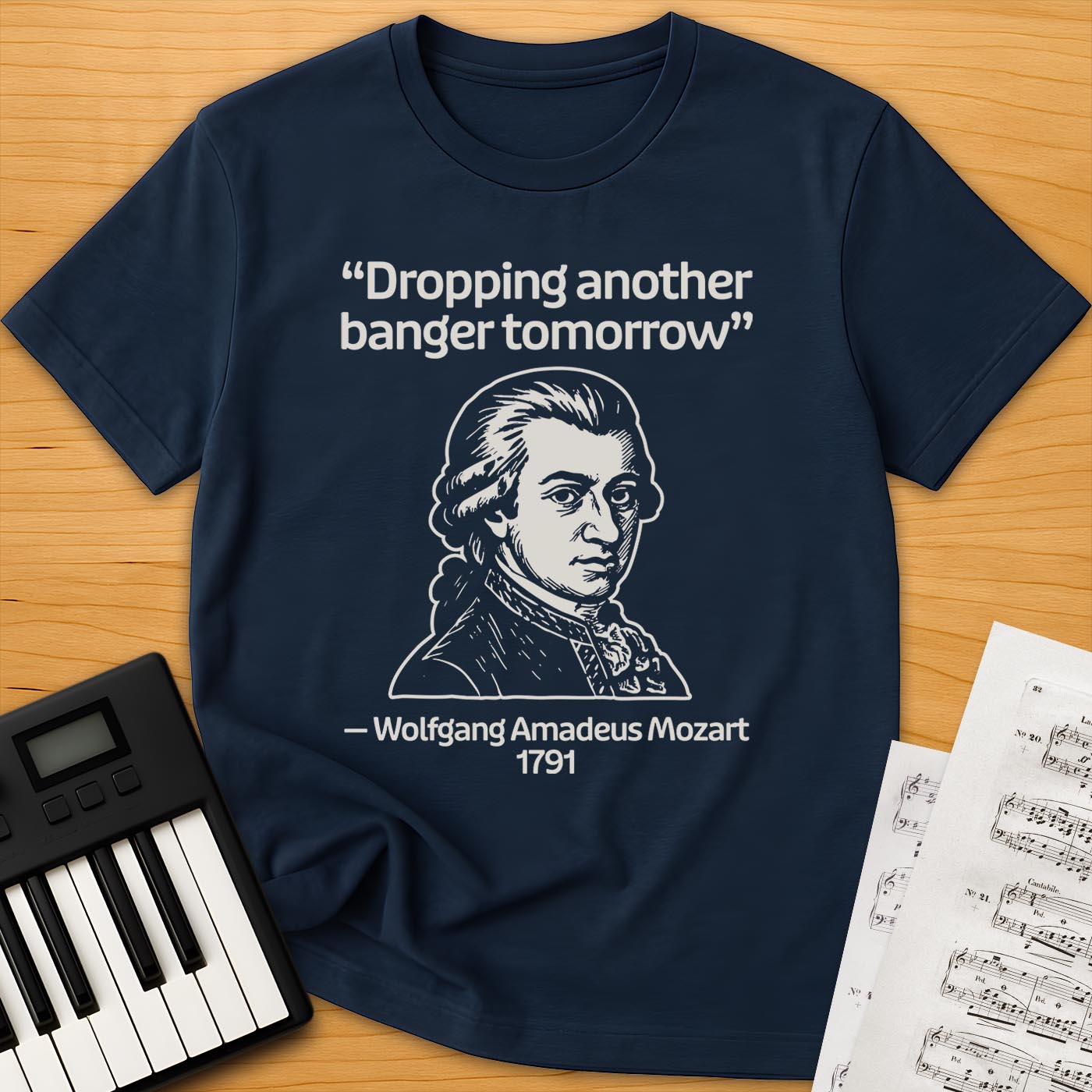 Mozart Historical Quote T-Shirt