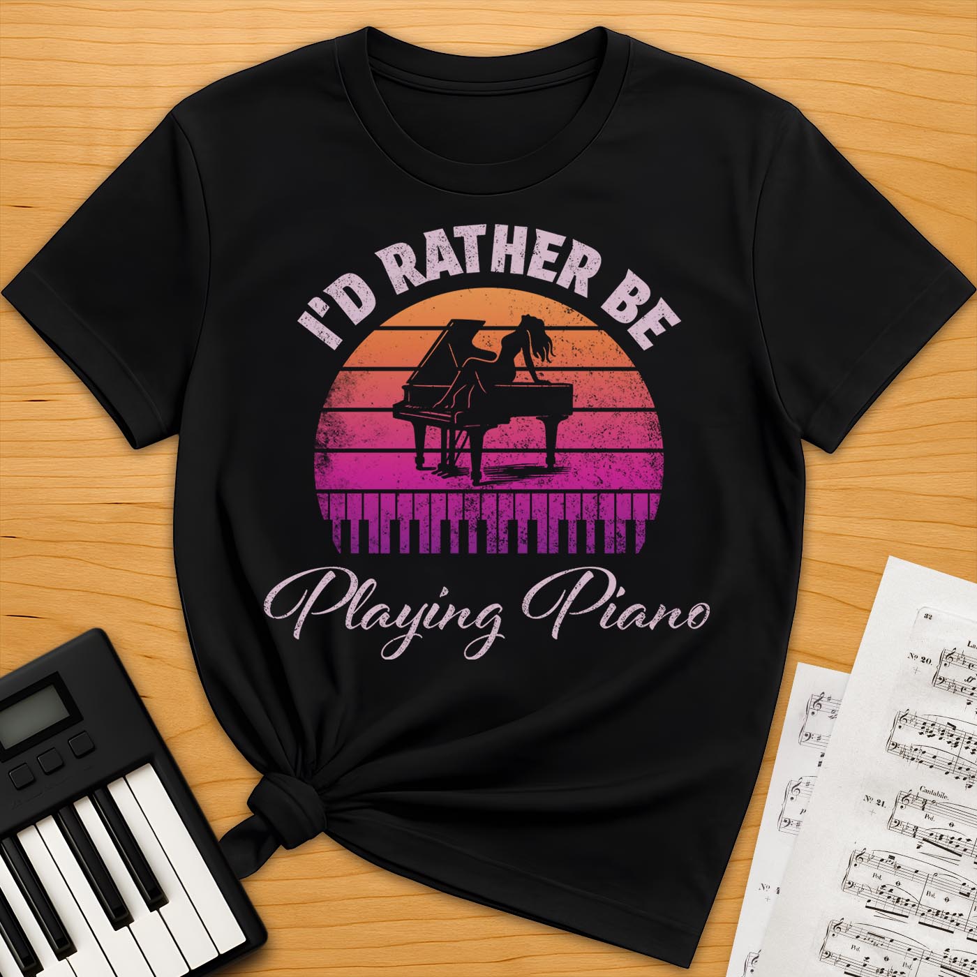 Rather Be Playing - Ladies T-Shirt