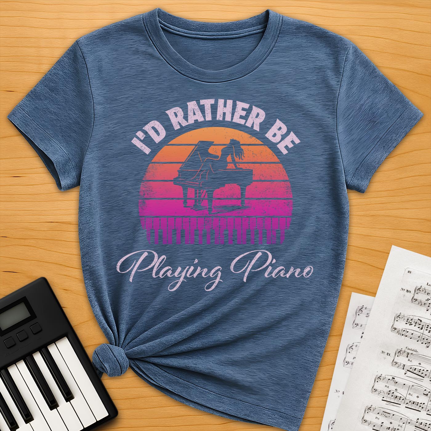 Rather Be Playing - Ladies T-Shirt