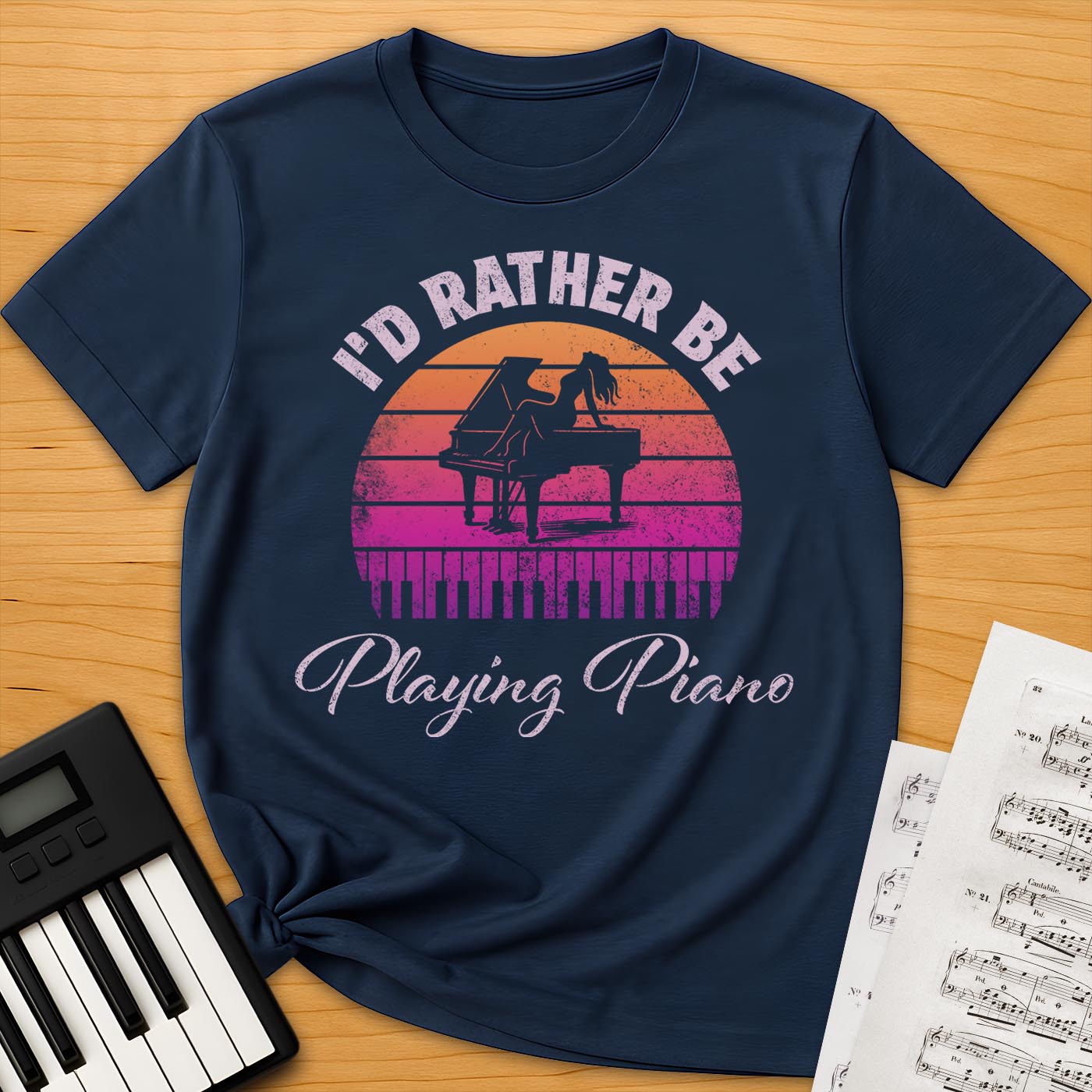 Rather Be Playing - Ladies T-Shirt