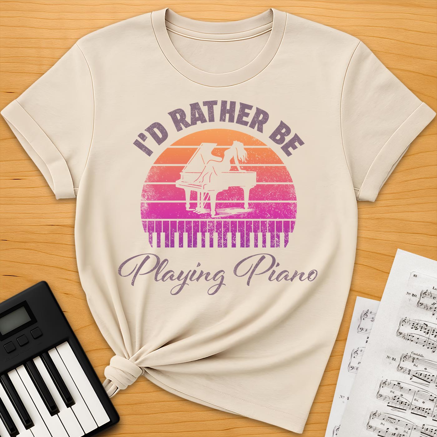 Rather Be Playing - Ladies T-Shirt