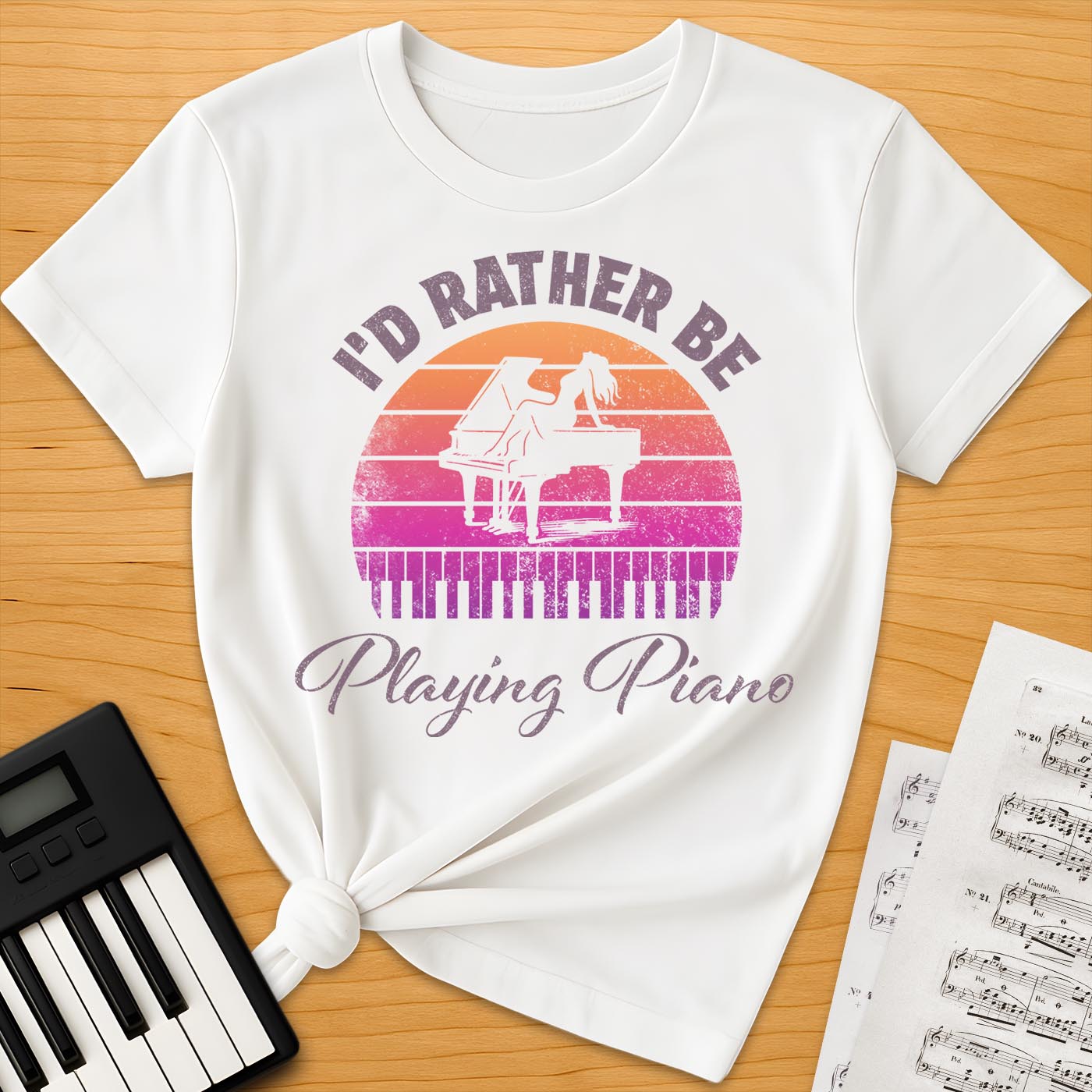 Rather Be Playing - Ladies T-Shirt