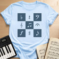 Musical Checkerboard T-Shirt
